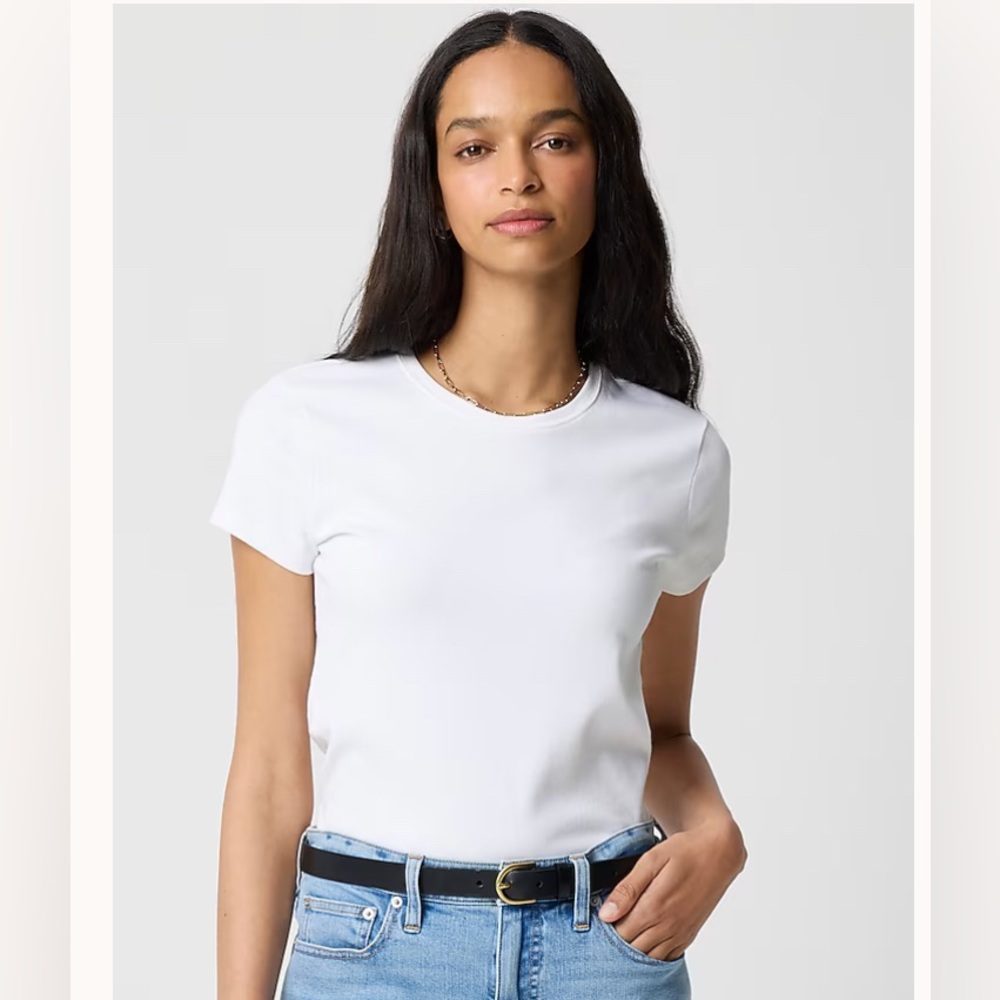 NWT J.Crew Factory Essential short-sleeve crewneck tee